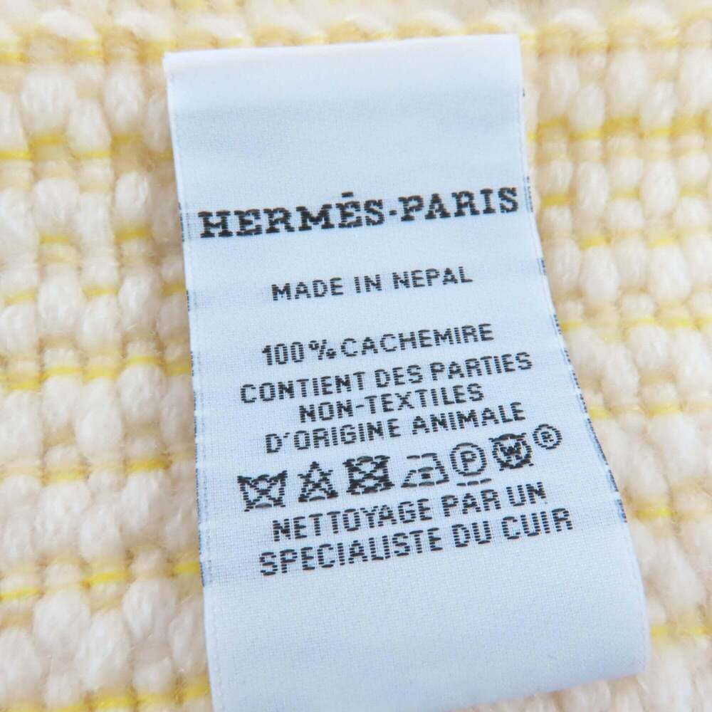 HERMES Authentic Yellow Scarf - Picture 6 of 6